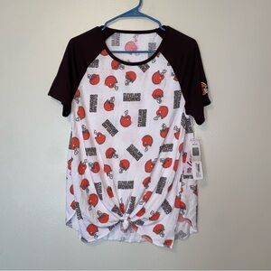 Teens NFL Apparel Cleveland Browns Shirt Women’s Large 11/13, NWT, Lightweight